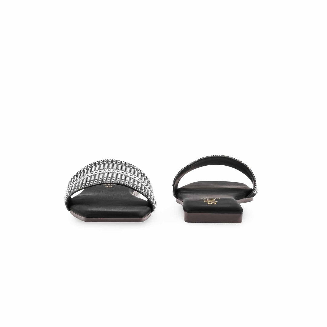 Black Casual Slipper For Women CL2265