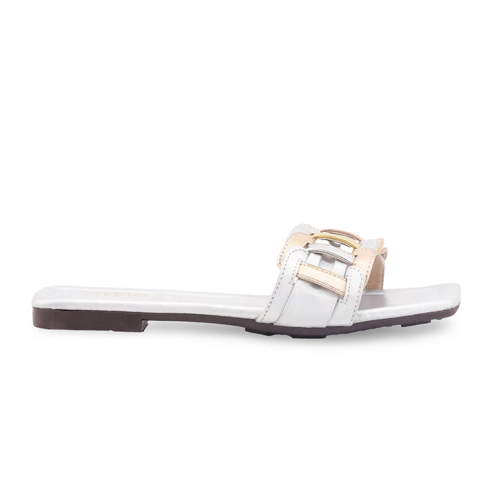 Silver Casual Slipper For Women CL2271