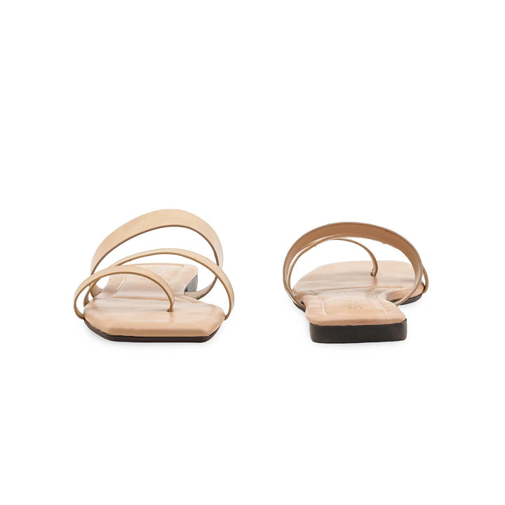 Beige Casual Chappal For Ladies CL2276