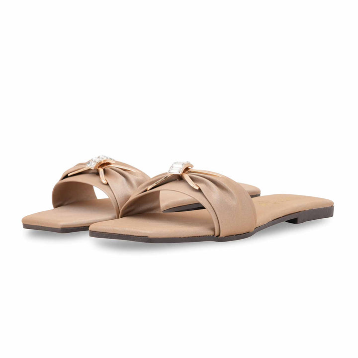 Beige Casual Slipper For Women CL2282