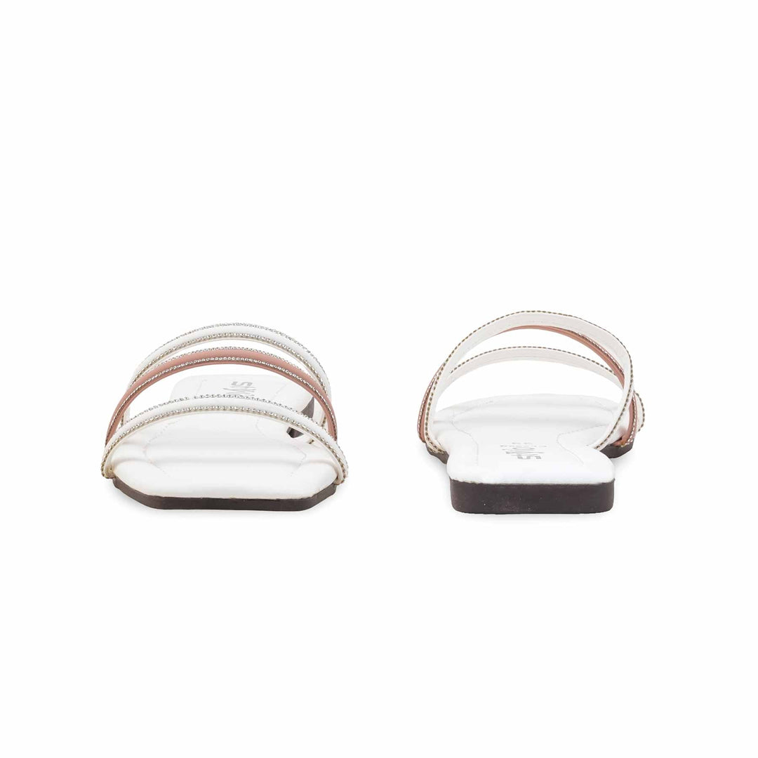 White Casual Slipper CL2288