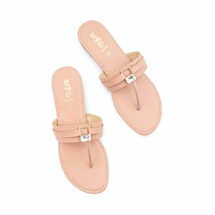 Pink Casual Women Chappal CL2289