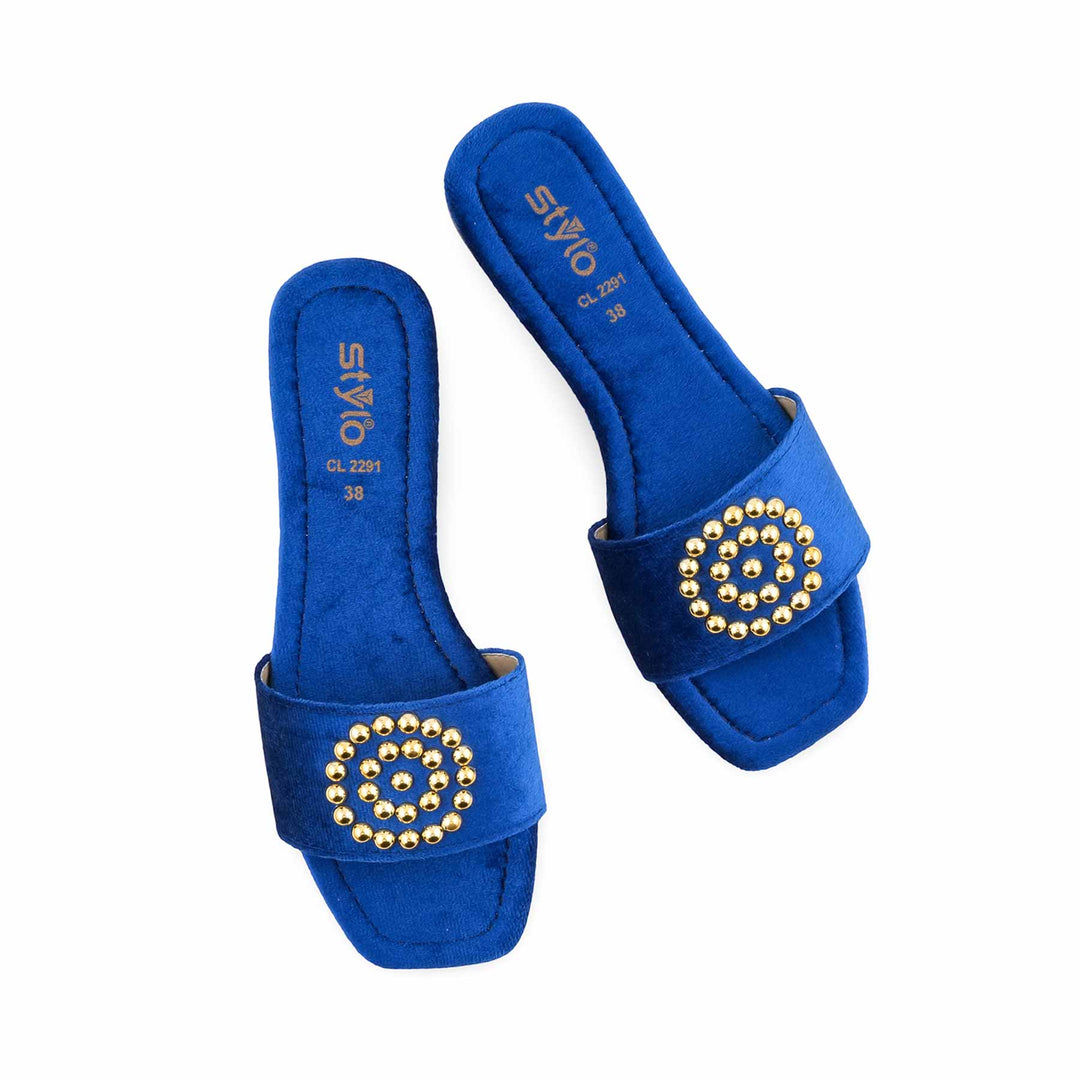 Blue Casual Slipper For Women CL2291