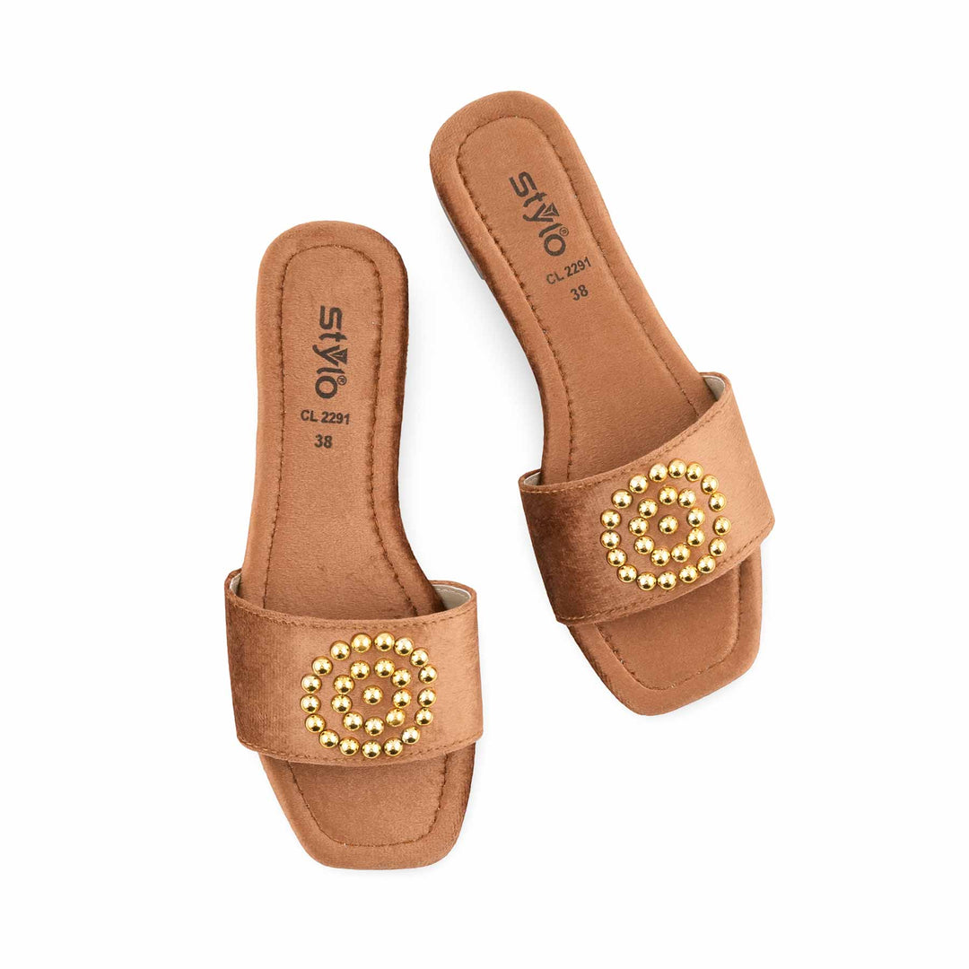 Copper Casual Slipper For Women CL2291