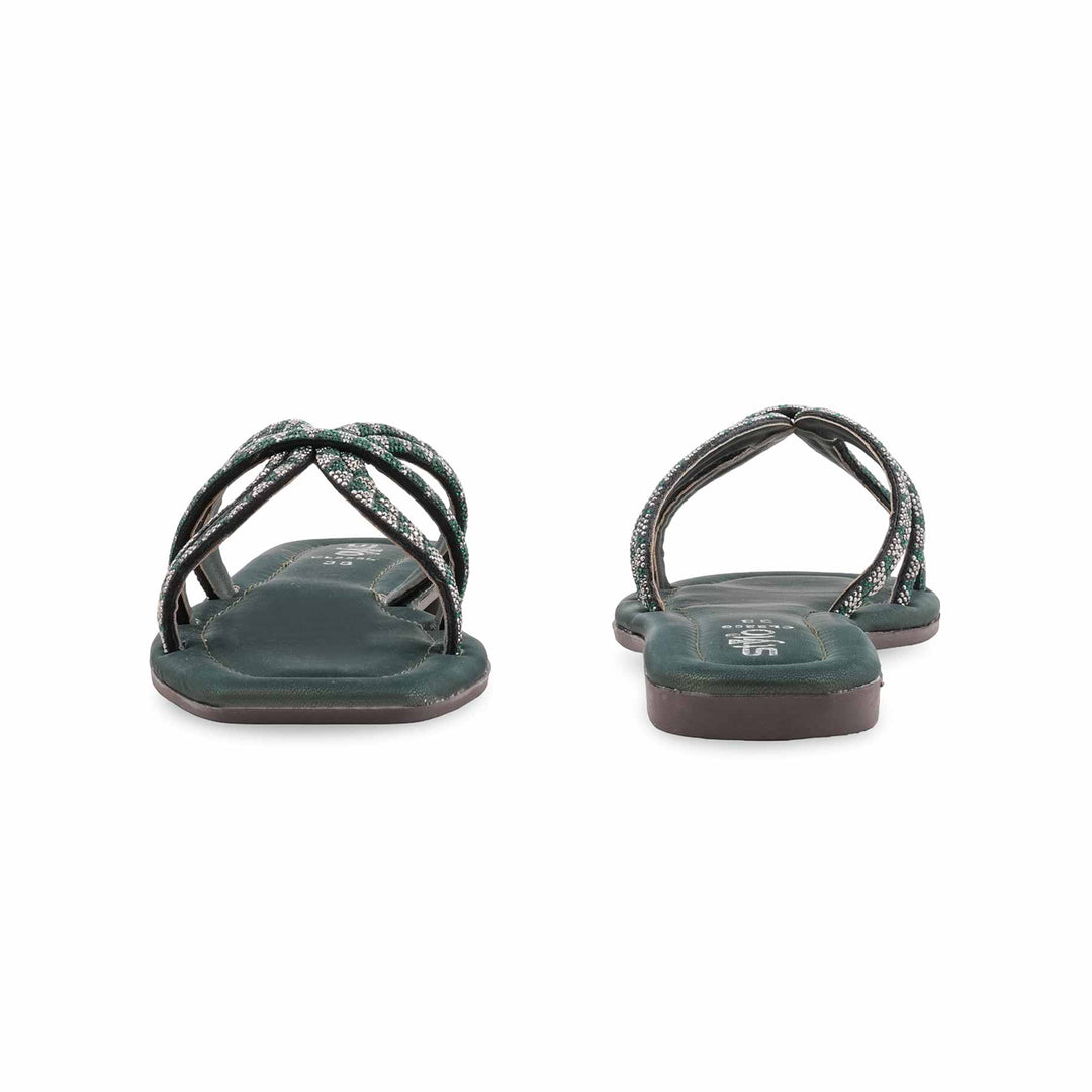 Green Casual Slipper For Women CL2296