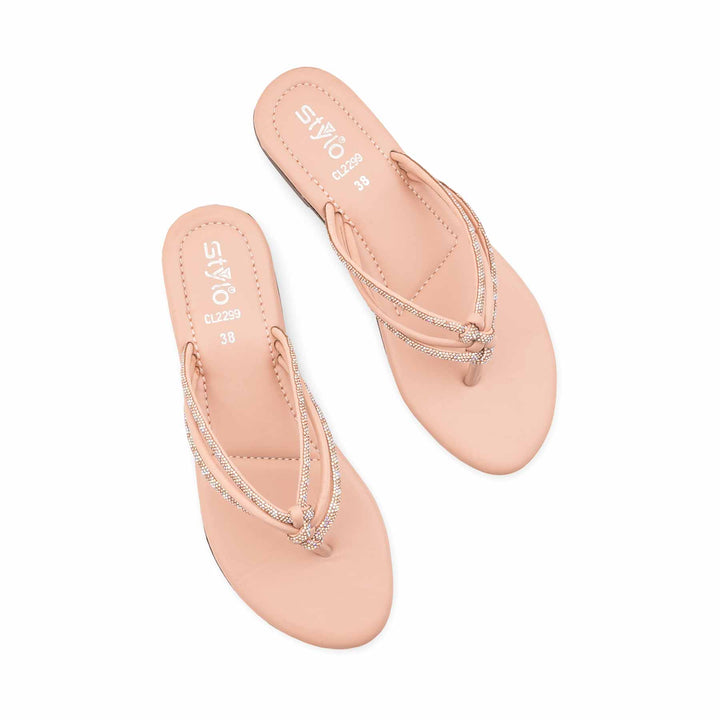 Pink Casual Chappal For Women CL2299