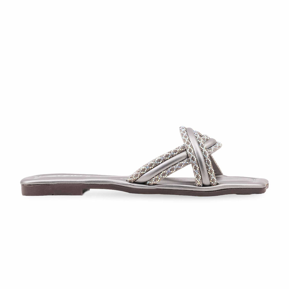 Grey Casual Slipper For Women CL2301