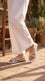White Casual Chappal For Women CL2308