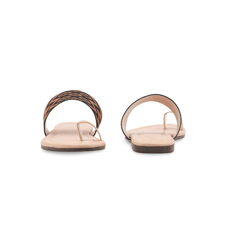Beige Casual Chappal For Ladies CL2312