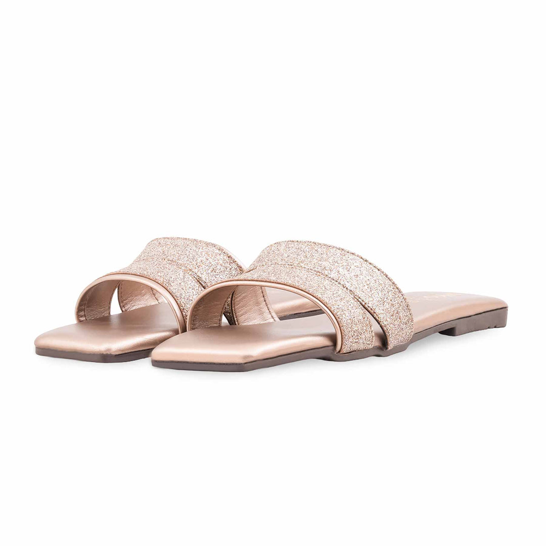 Golden Casual Slipper For Women CL2322