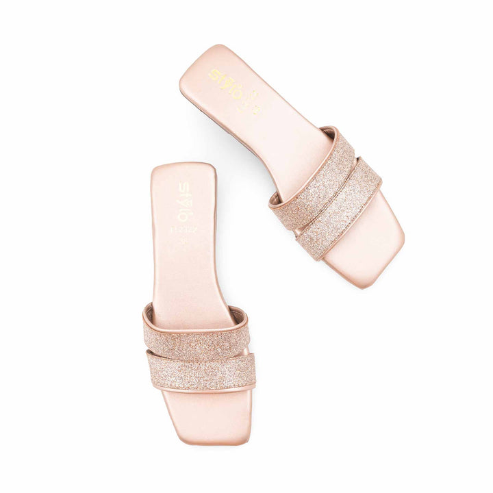 Golden Casual Slipper For Women CL2322