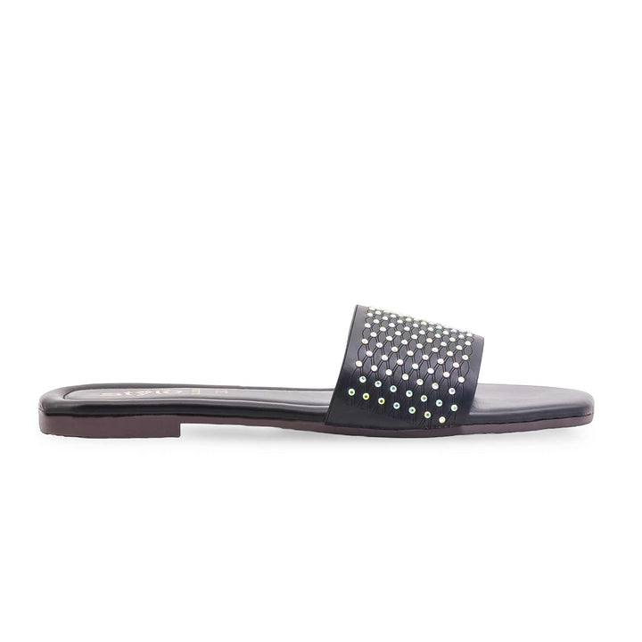 Black Casual Slipper For Women CL2329