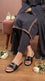Black Casual Women Slipper CL2331