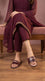 Maroon Casual Women Slipper CL2331