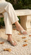 Golden Casual Slipper For Ladies CL2338
