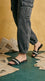 Black Casual Slipper For Ladies CL2344