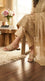 Golden Casual Slipper For Women CL2344