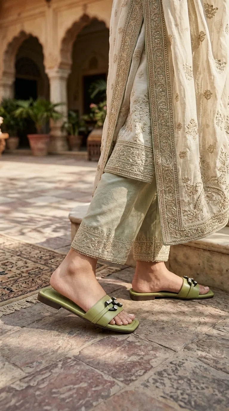 PISTAGREEN Casual Slipper For Women CL2348
