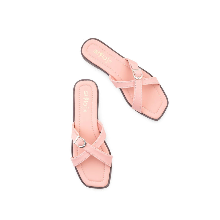 Pink Casual Slipper For Women CL2363