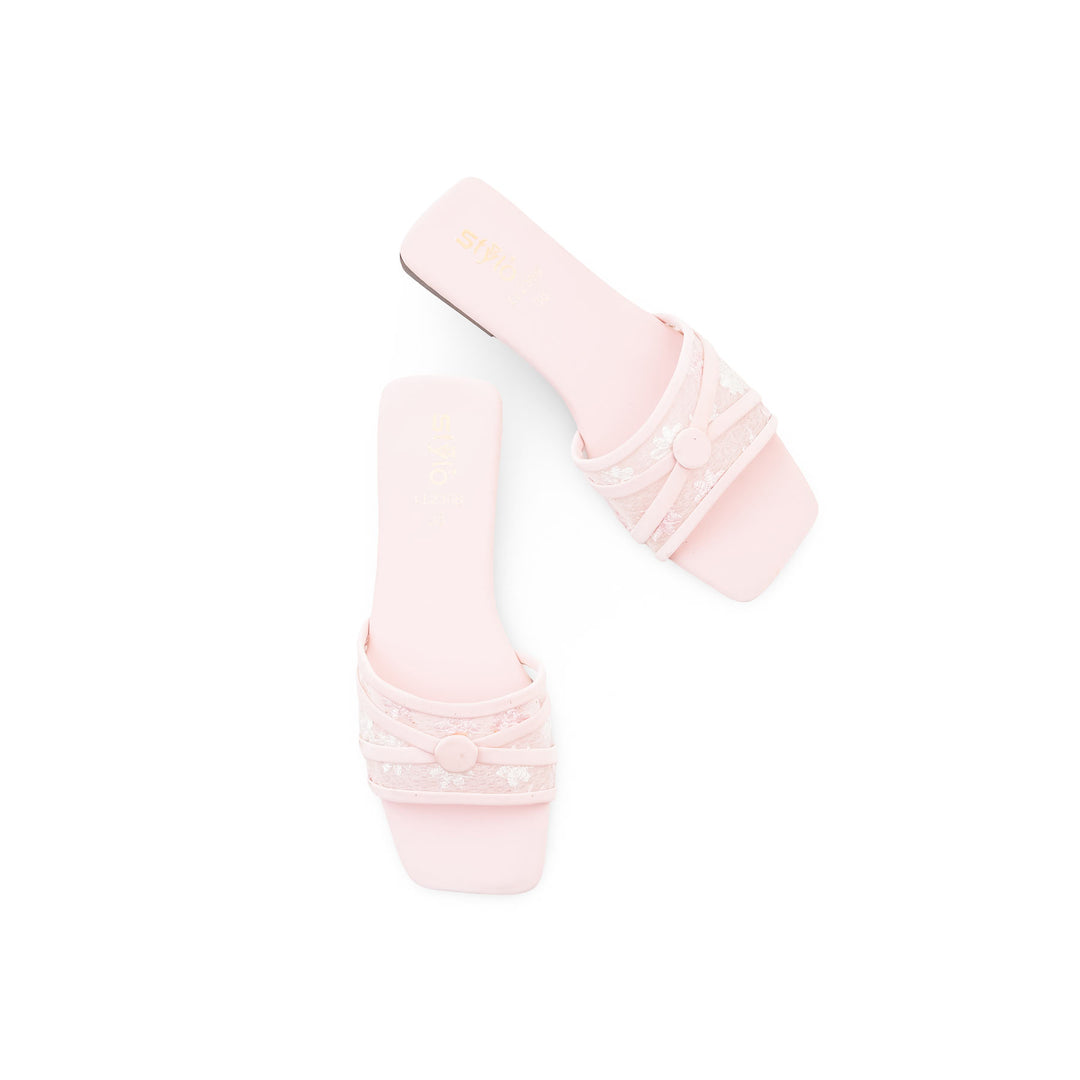 Pink Casual Slipper For Women CL2366
