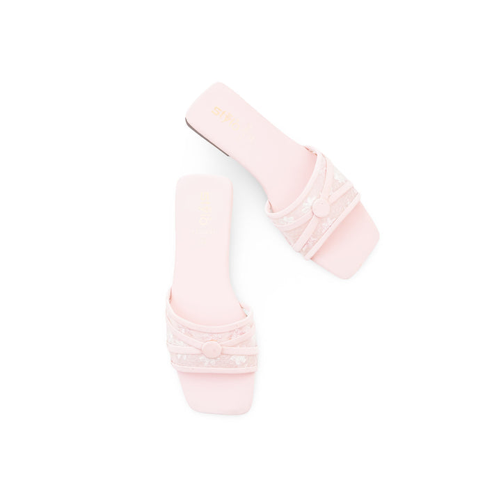 Pink Casual Slipper For Women CL2366