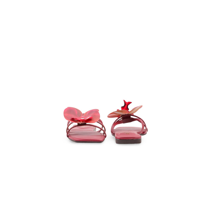 Maroon Casual Slipper For Women CL2375