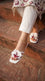 White Casual Slipper For Women CL2375