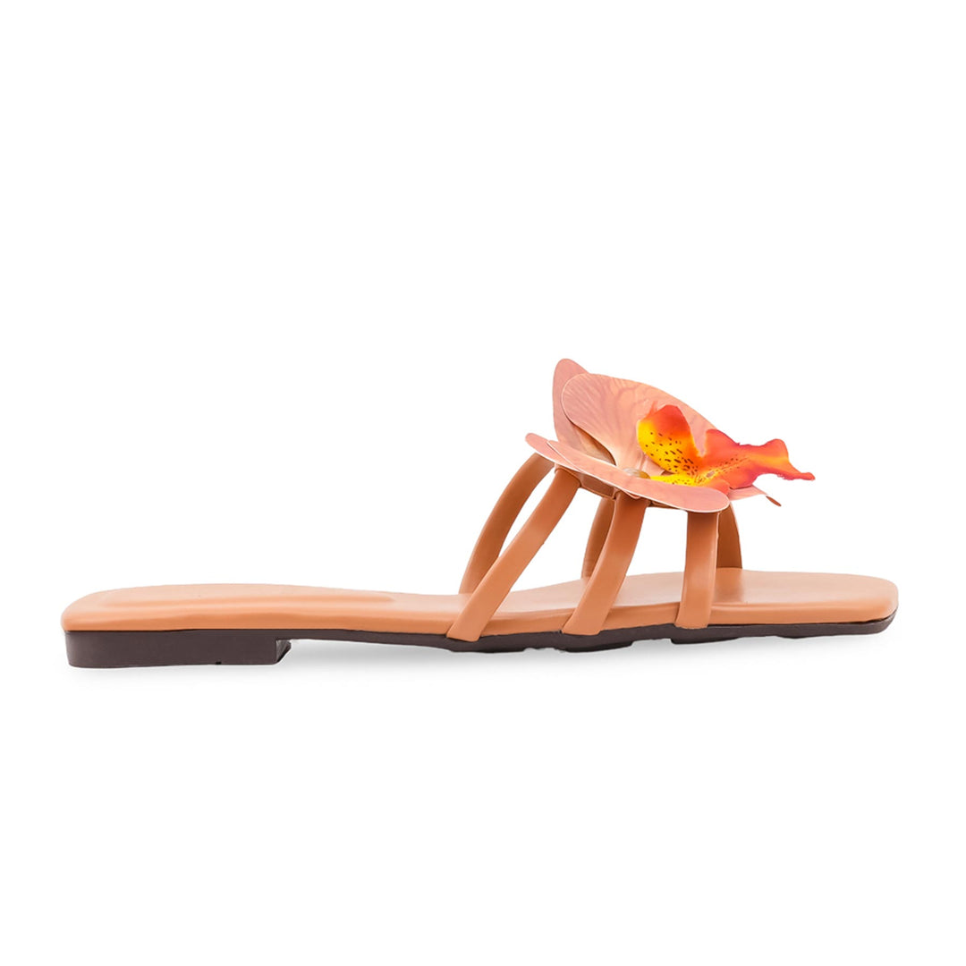 Beige Casual Slipper For Women CL2375