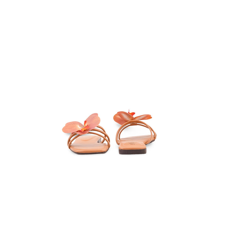Beige Casual Slipper For Women CL2375