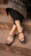 Black Casual Chappal For Ladies CL2380