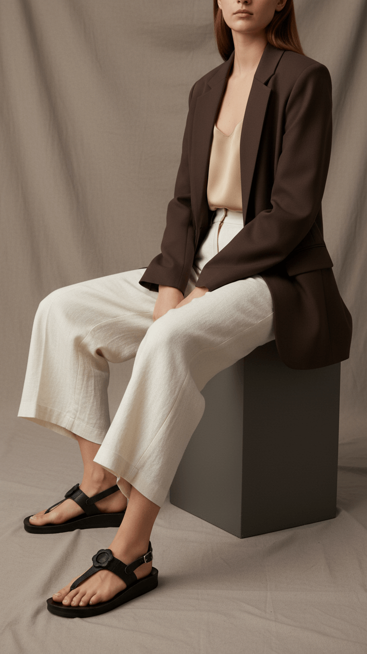 Black Casual Sandal CL5447