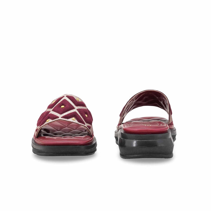 Maroon Casual Women Softy CL5480