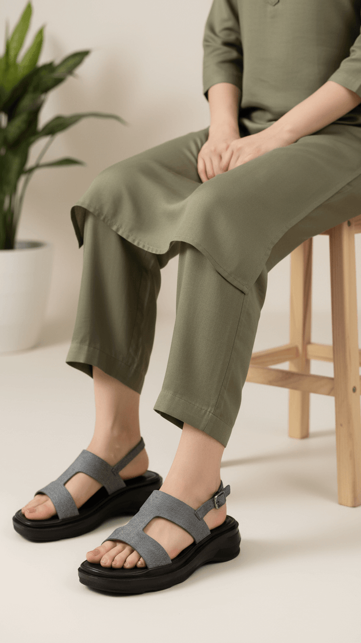 Black Casual Softy For Ladies CL5481