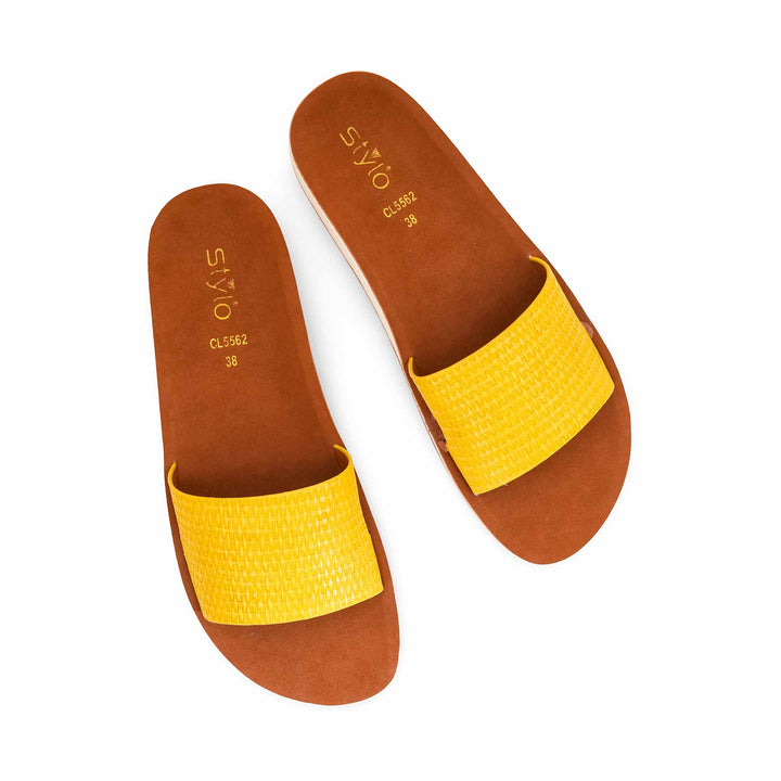 Yellow Casual Women Softy CL5562