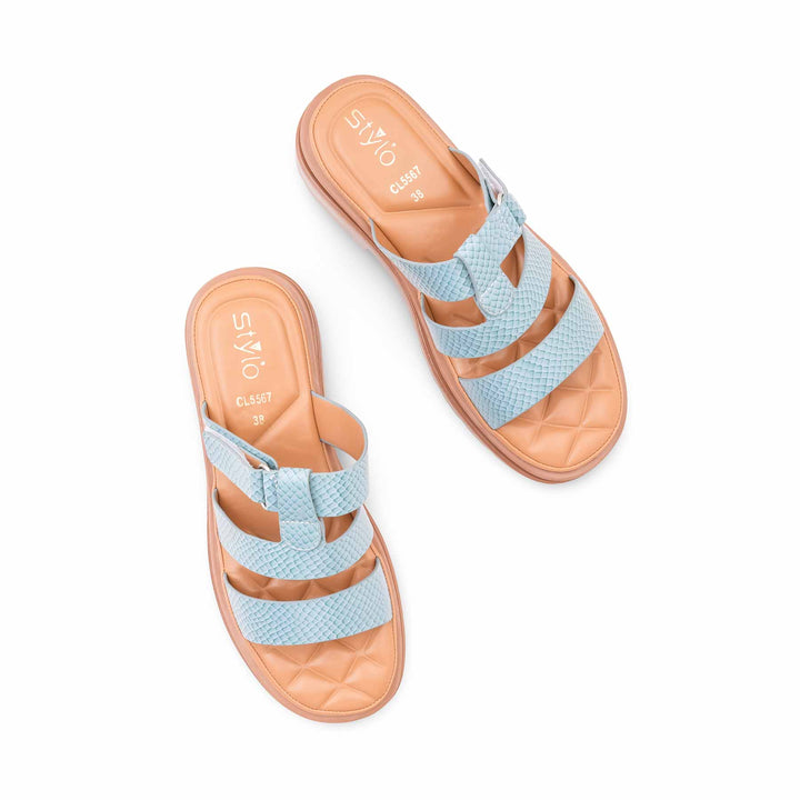 Sky Blue Casual Softy For Women CL5567