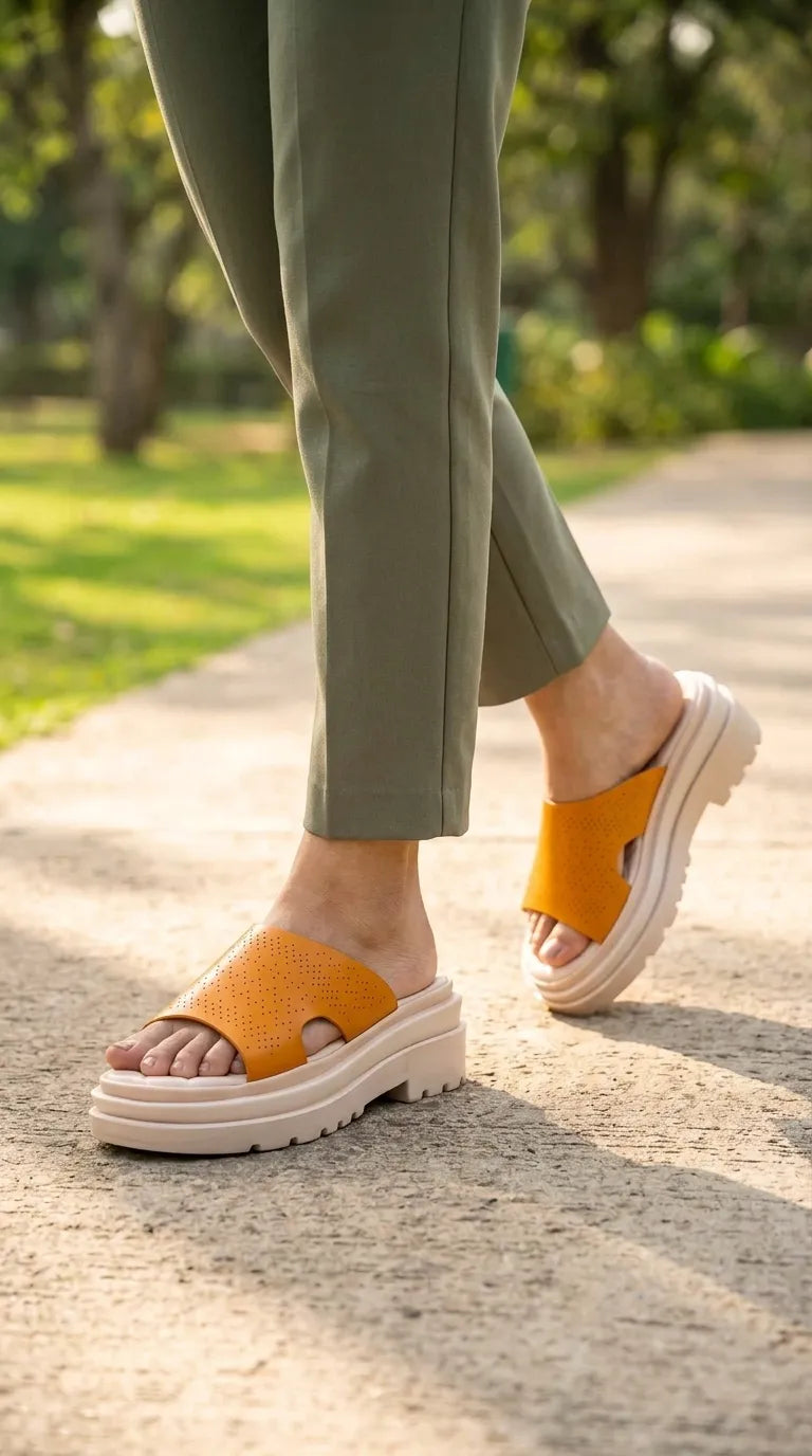 Mustard Casual Softy For Ladies CL5573