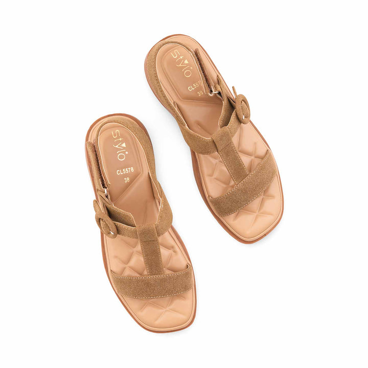 Beige Casual Softy For Women CL5578