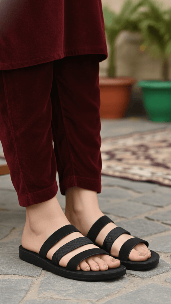 Black Casual Women Softy CL5602