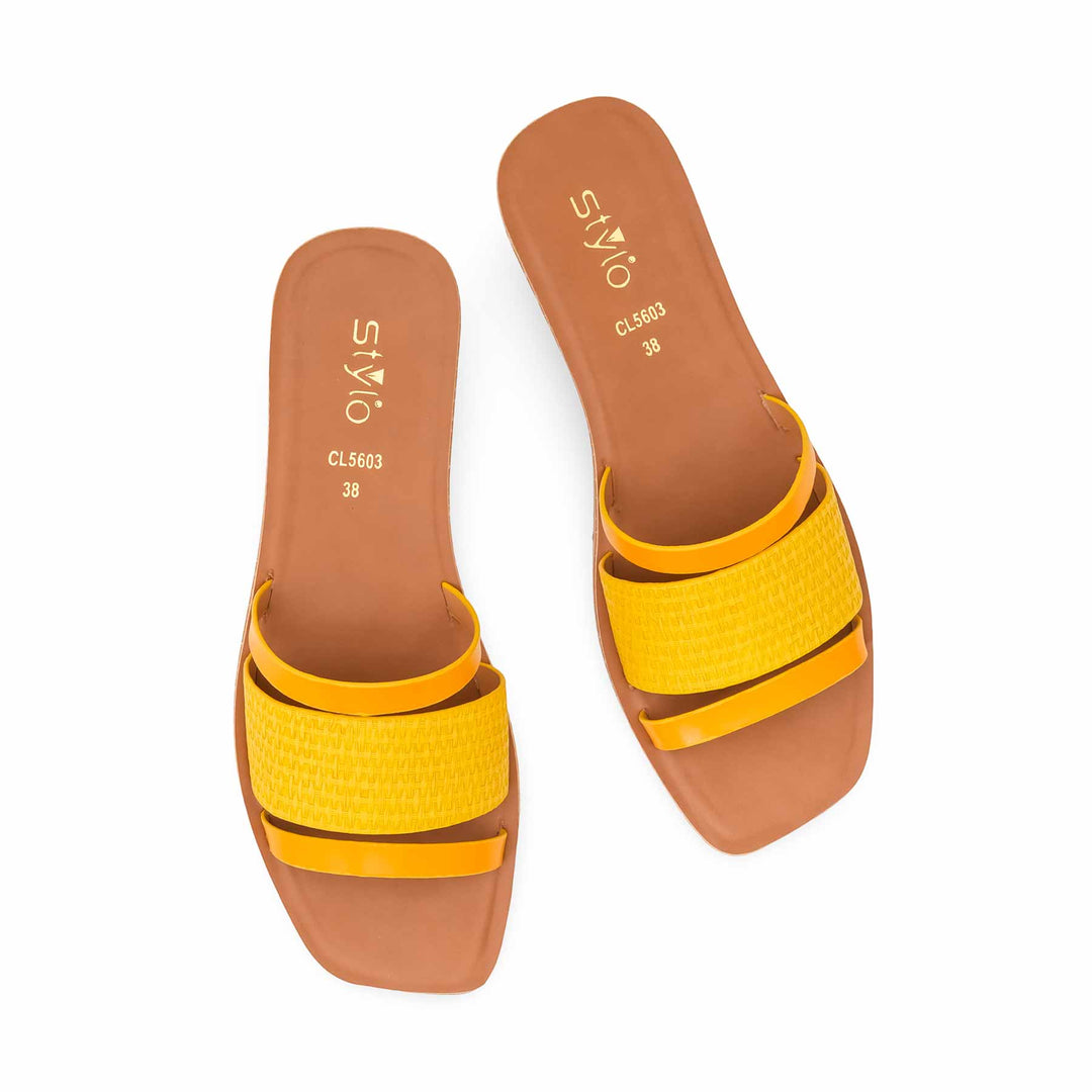 Yellow Casual Women Softy CL5603