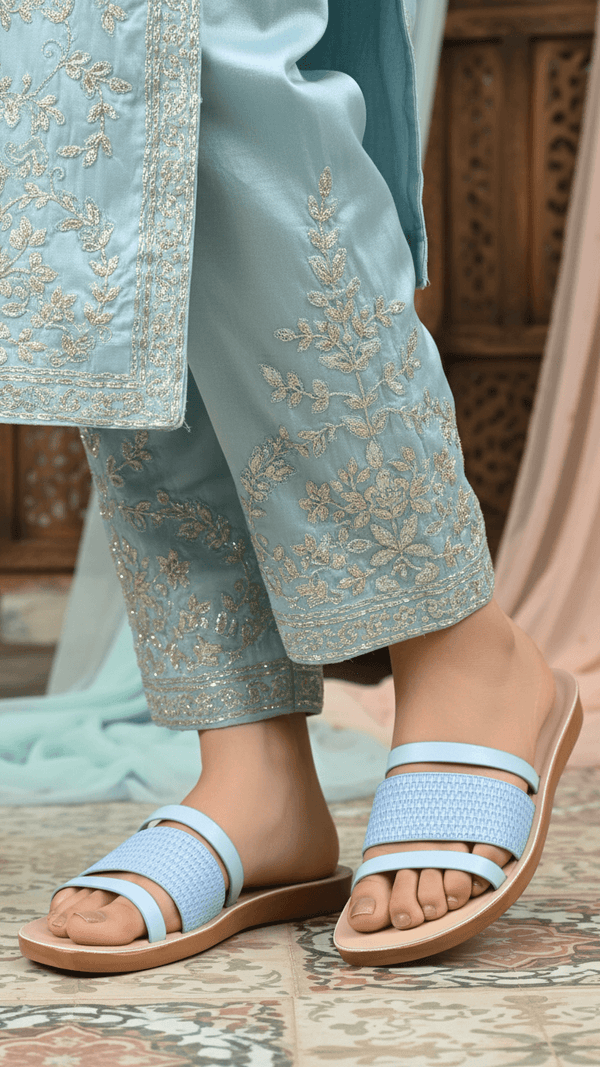 Sky Blue Casual Women Softy CL5603