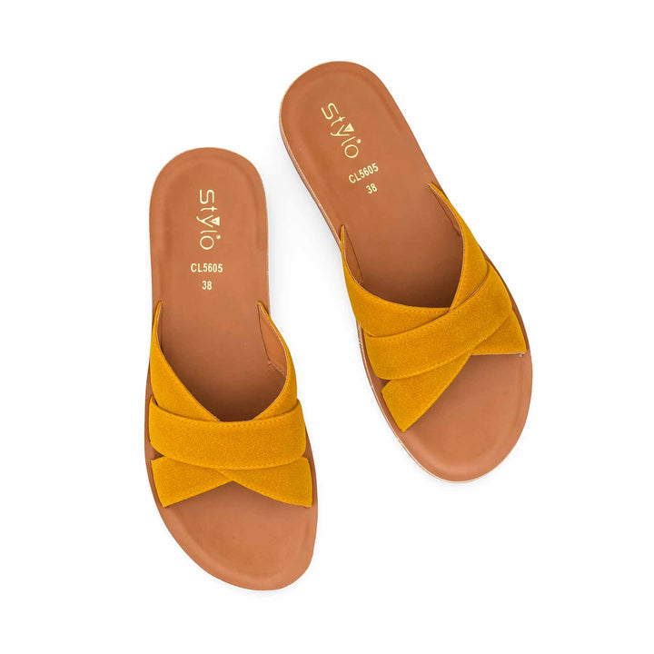 Yellow Casual Women Softy CL5605