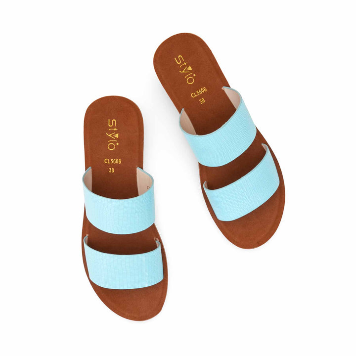 Sky Blue Casual Softy For Ladies CL5606