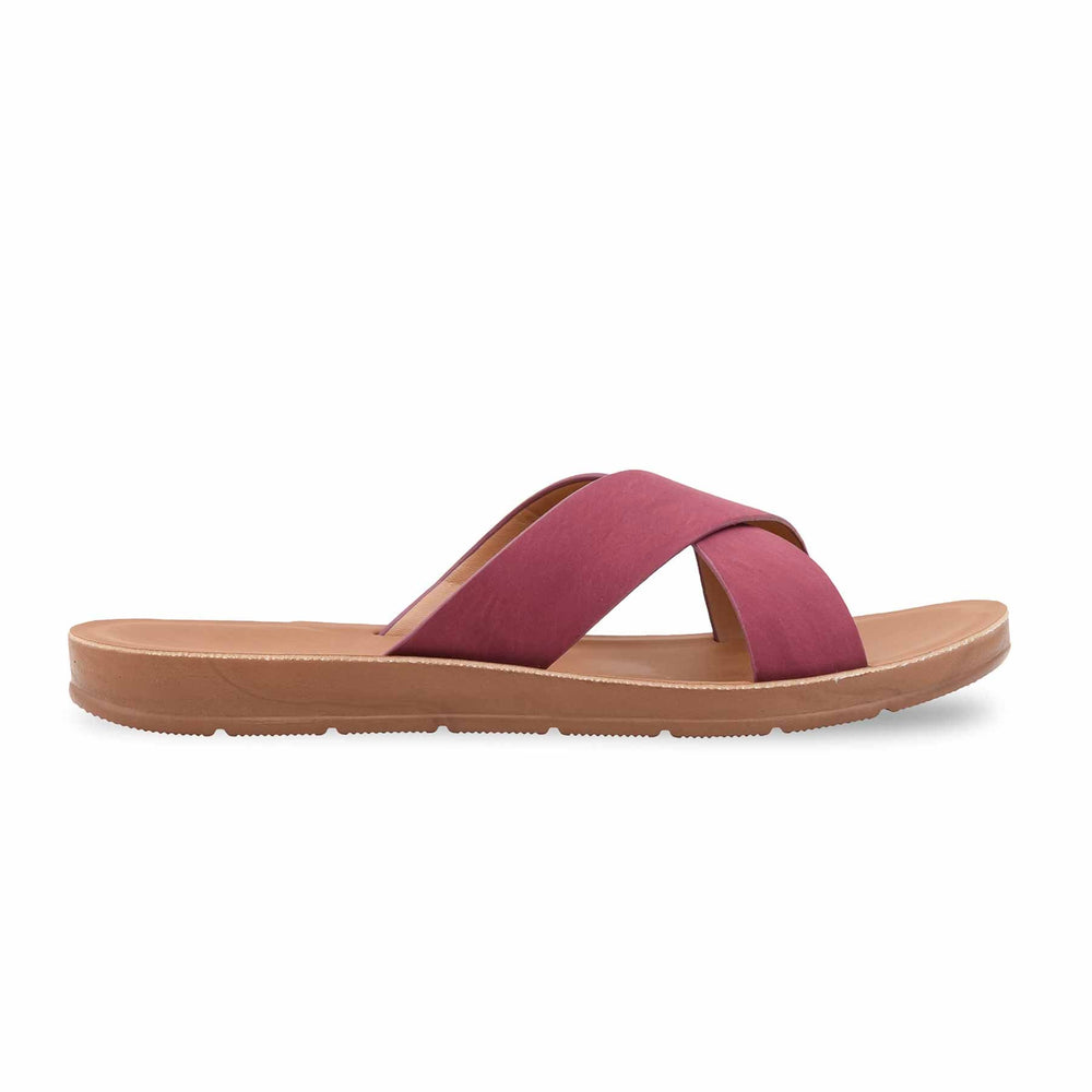 Maroon Casual Women Softy CL5608