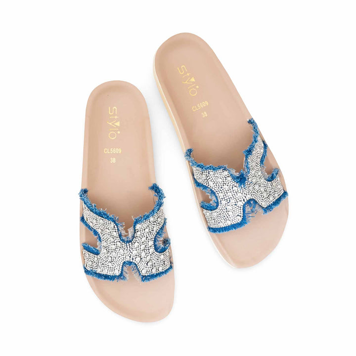 Blue Casual Women Softy CL5609