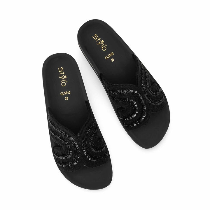 Black Casual Women Softy CL5610