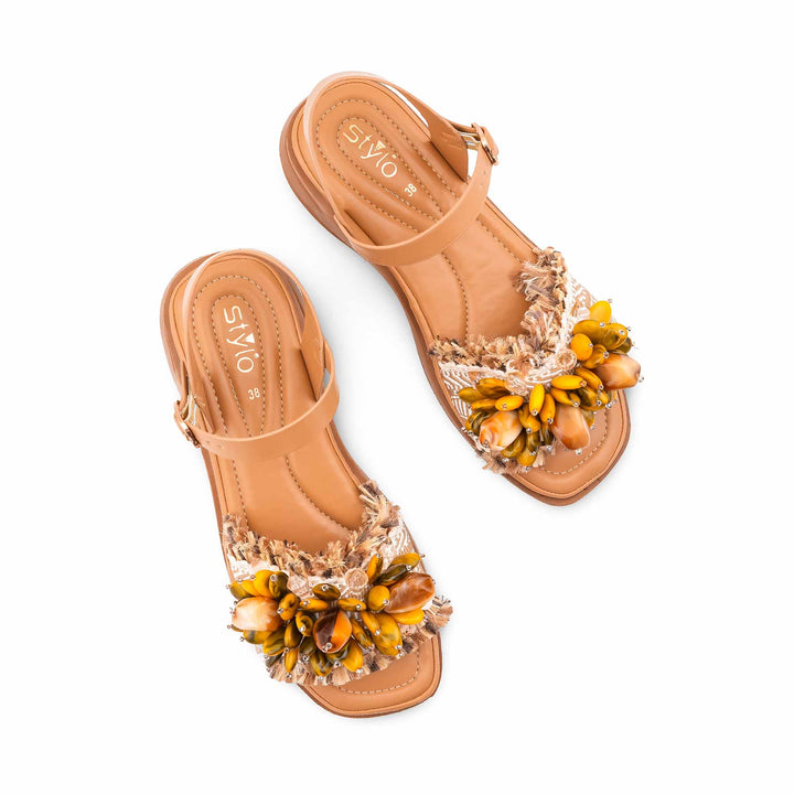 Beige Casual Softy For Women CL5612