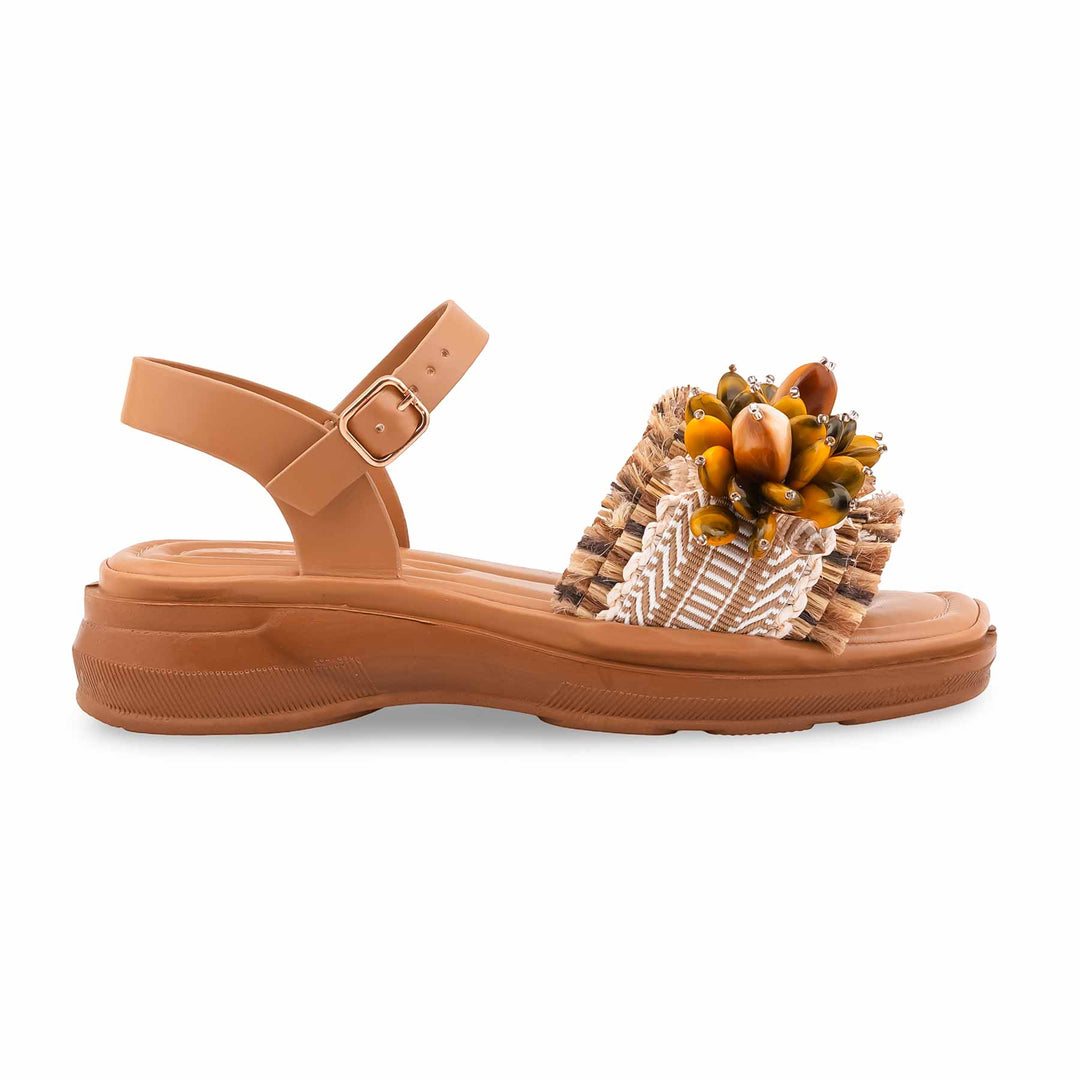 Beige Casual Softy For Women CL5612