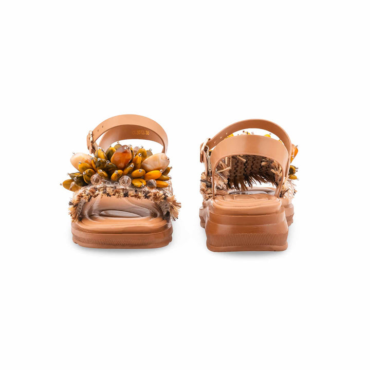 Beige Casual Softy For Women CL5612