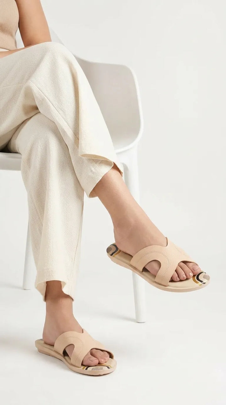 Beige Casual Softy For Women CL5644