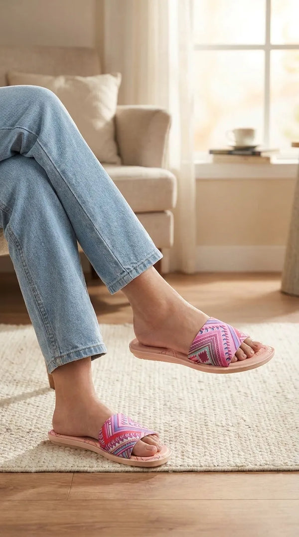 Pink Casual Softy For Women CL5649